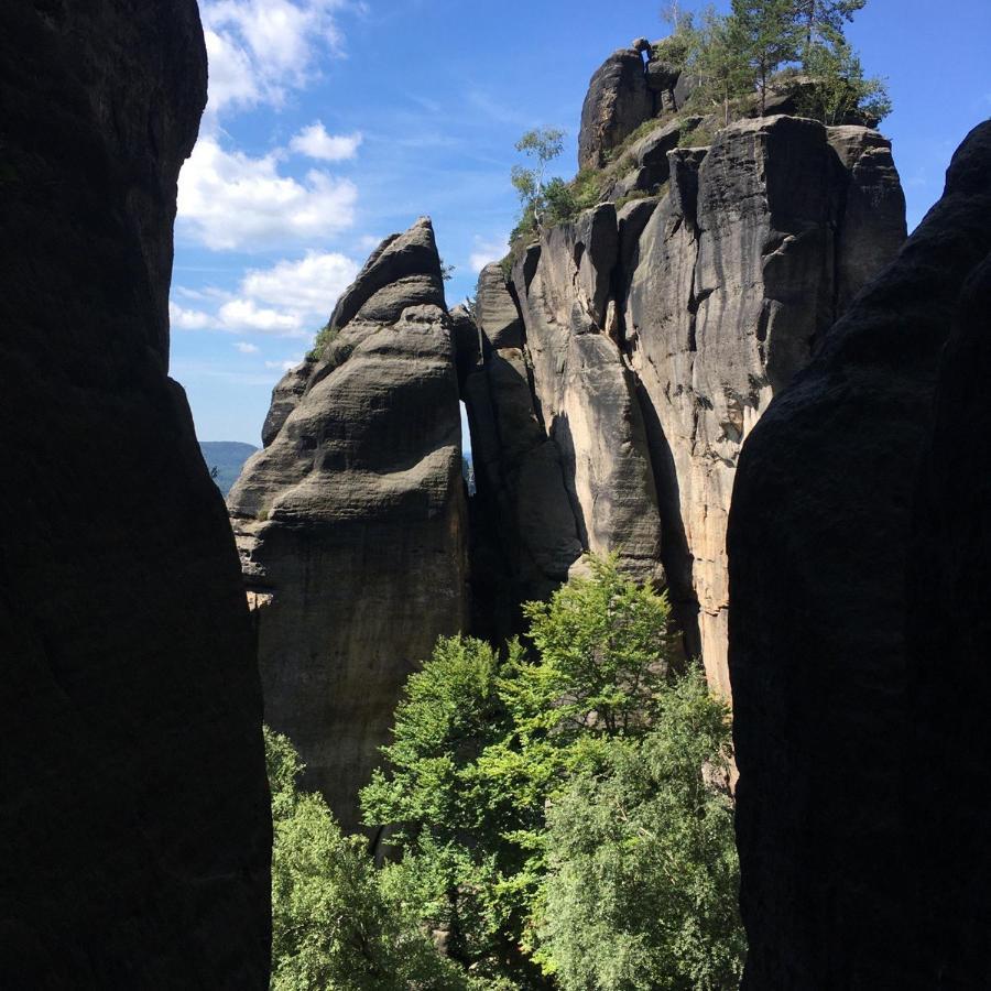 Bergblick Apartment SäChsische Schweiz Sebnitz Dış mekan fotoğraf